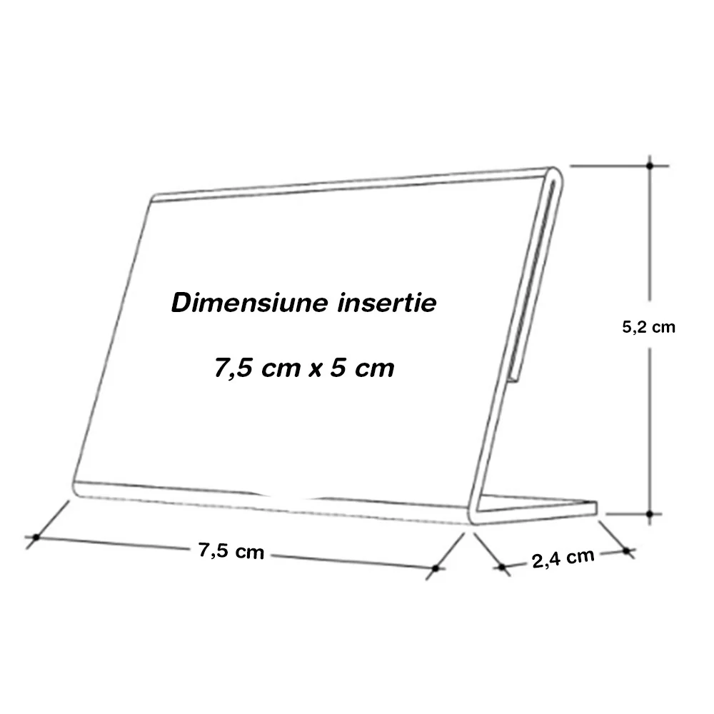 Display de plastic – suport stabil, ideal pentru expunere